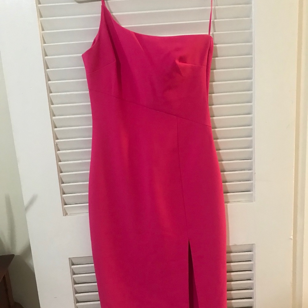 Likely Cassidy One shoulder MIDI dress
